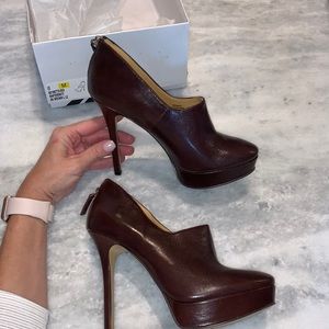 Nine West Leather Feminity Platform, 8